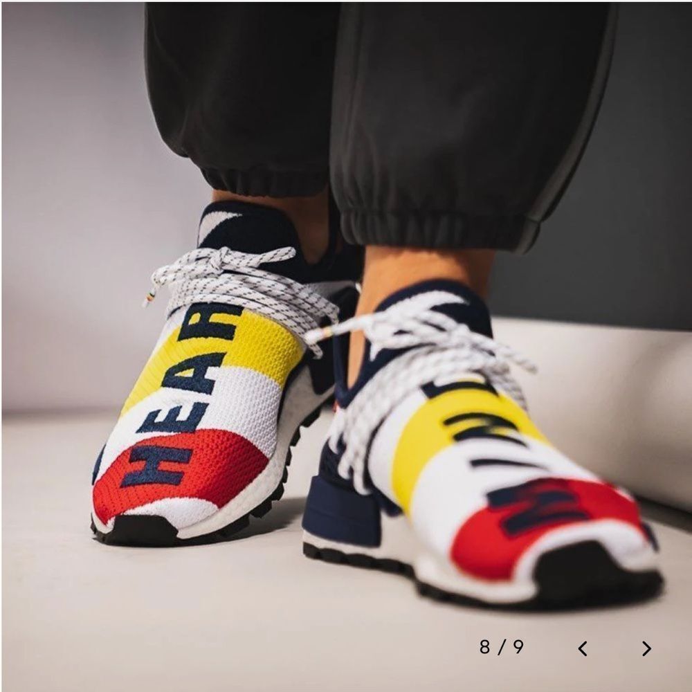 BILLIONAIRE BOYS CLUB NMD adidas Athletic Shoes White, Yellow, Red, Navy